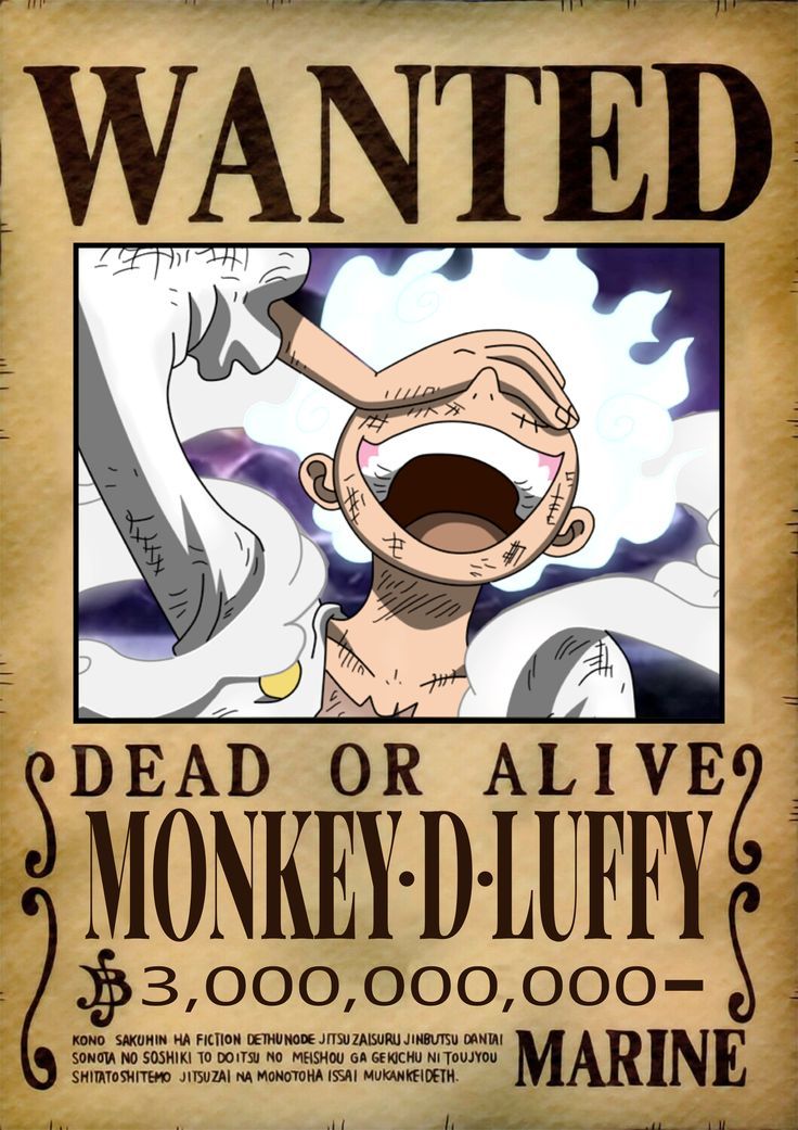 One Piece Bounty Wanted Posters 160+ in High-quality print design
