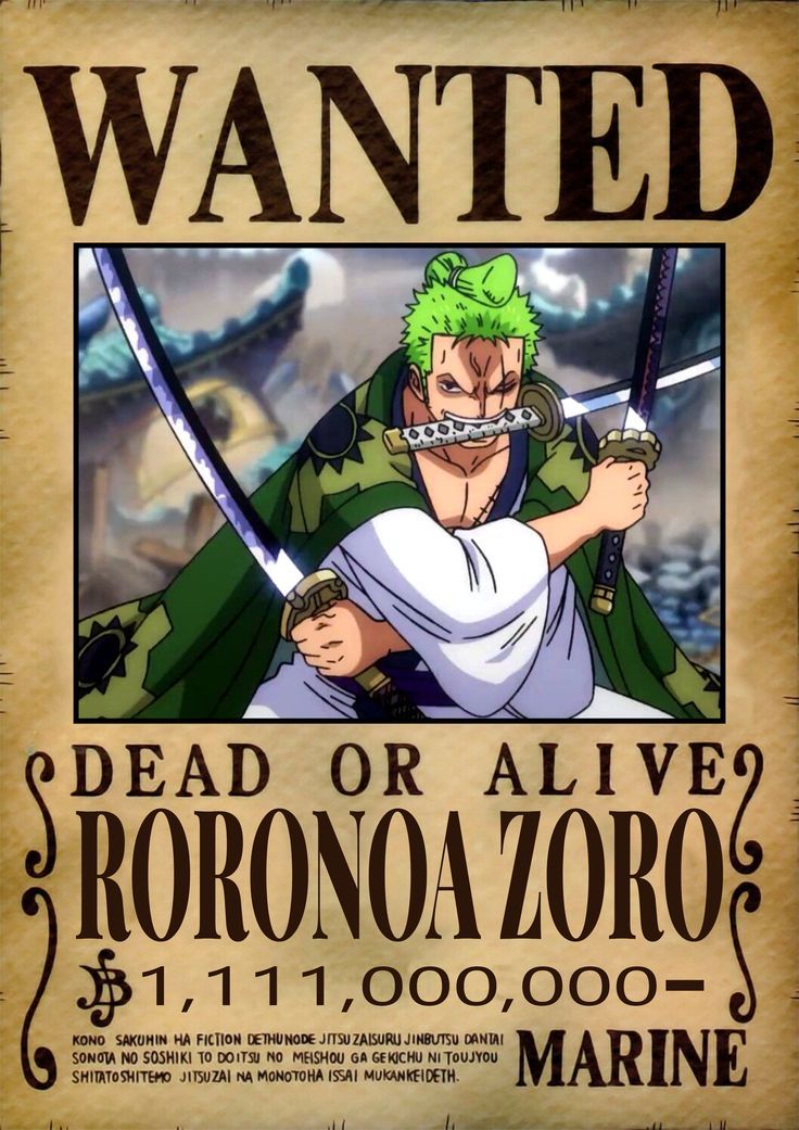 One Piece Bounty Wanted Posters 160+ in High-quality print design