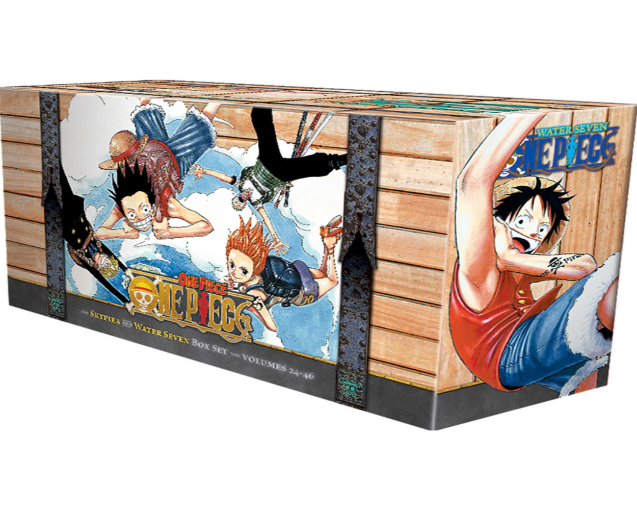Anime book box set with character illustrations on a white background
