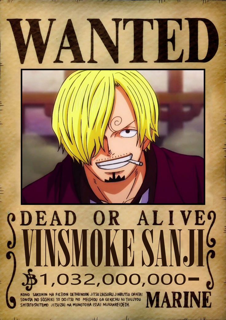 One Piece Bounty Wanted Posters 160+ in High-quality print design