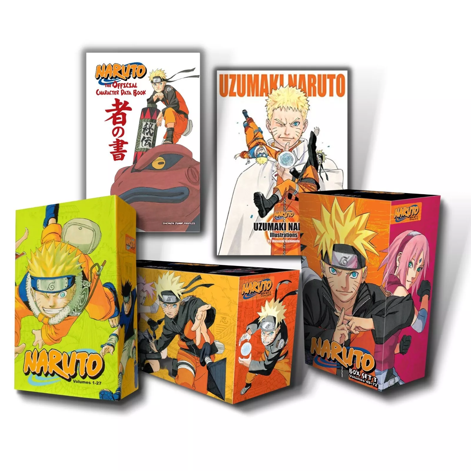 Naruto Manga Box :  Includes Premium Quality Volumes 1-72